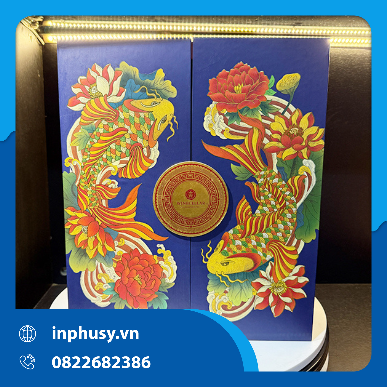 Hộp cứng hai cánh mở